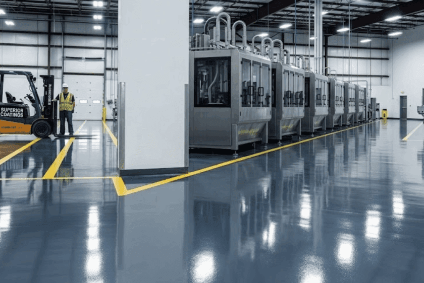 Industrial floor coatings